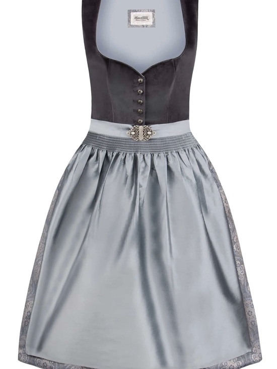 Stockerpoint Other - NWT gray velvet midi dirndl.